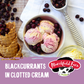 Blackcurrants in Clotted Cream Ice Cream