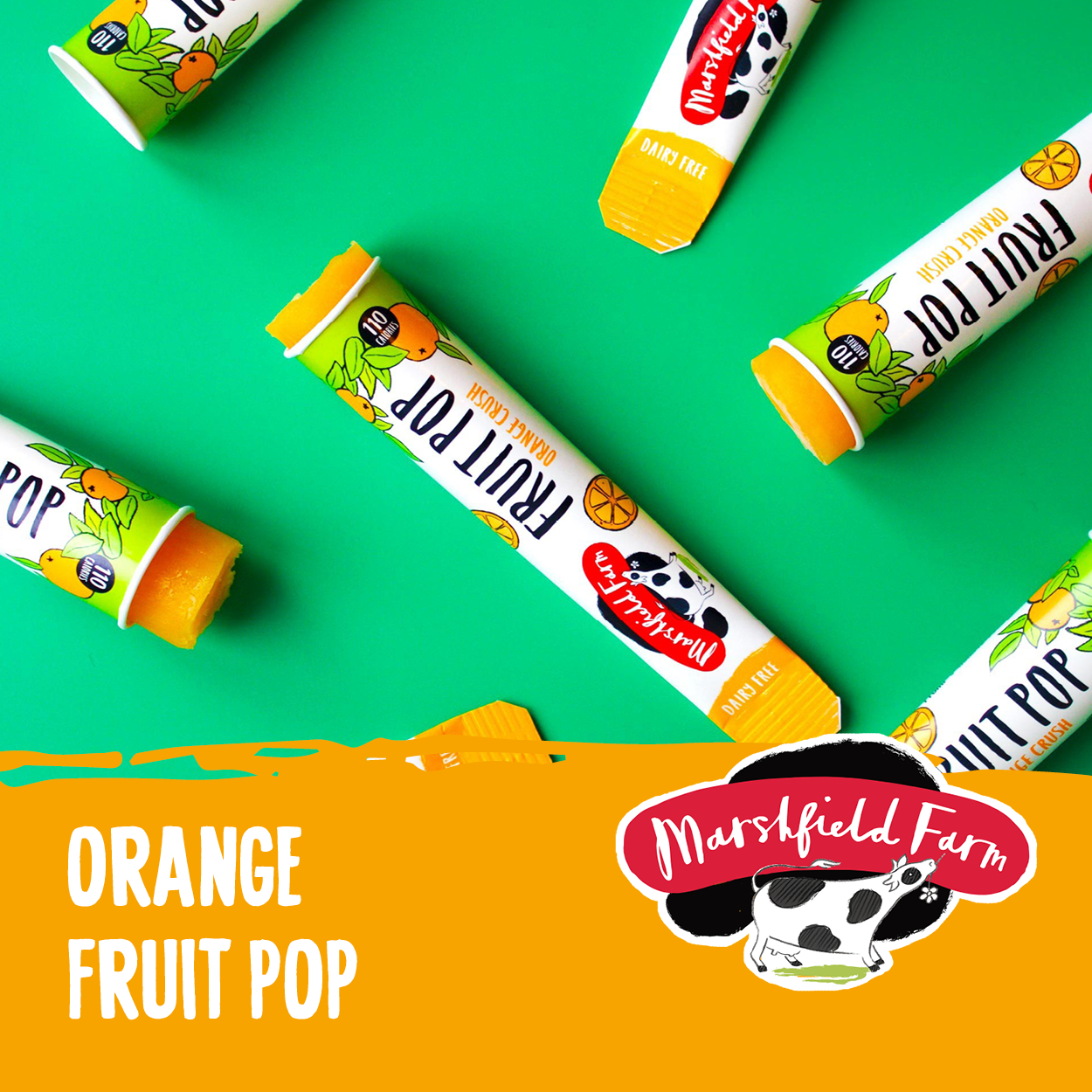 Marshfield Farm Orange Crush Push Up Fruit Pop